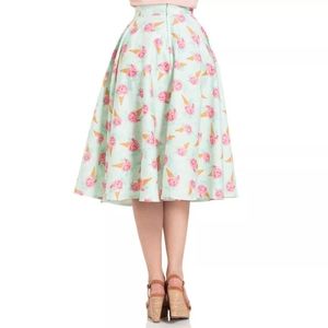 Voodoo Vixen ice cream print skirt